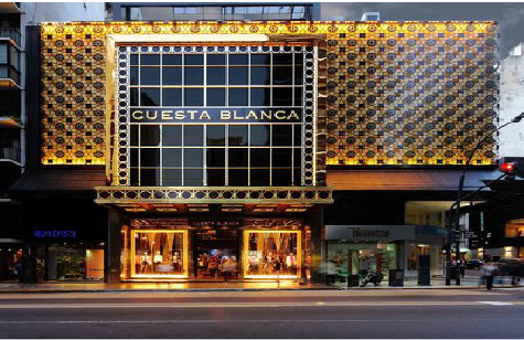 大化门头设计与商业空间的纽带。