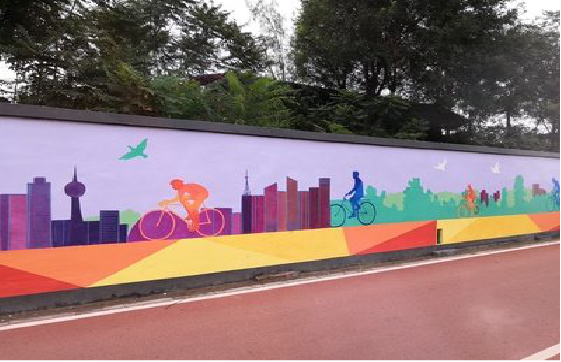 大化墙体彩绘-围墙