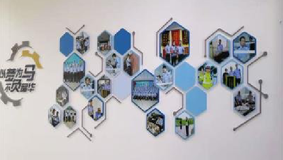 大化文化墙最常见的做法。