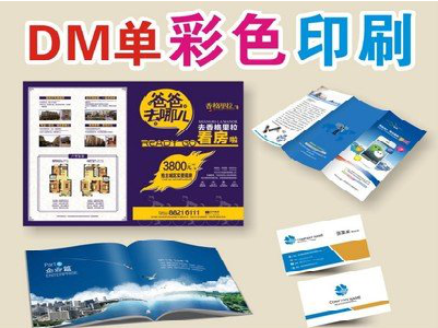 大化单页印刷，色彩搭配简单。