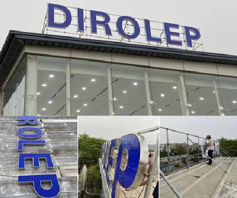 大化楼顶发光字安装的注意事项。